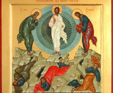 Икона Преображения Господня на горе Фавор
